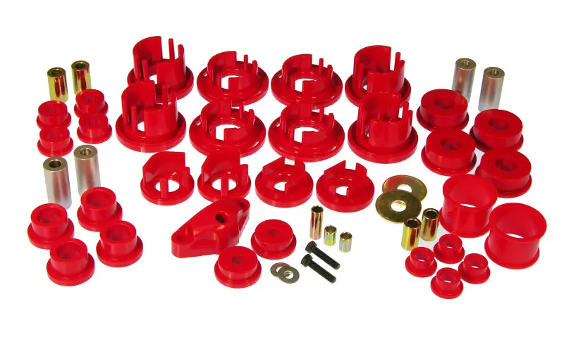 Prothane Complete Suspension Bushing Kit For 2008–2010 Subaru Sti & Wrx – Red Polyurethane 1