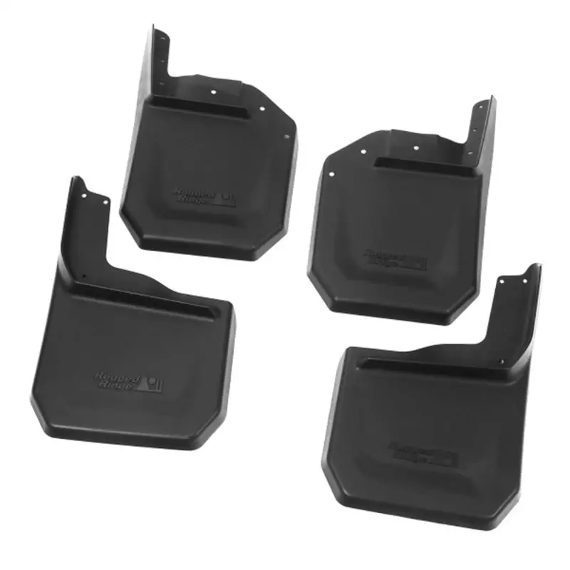 Rugged Ridge Black Splash Guard Kit For 2007–2018 Jeep Wrangler Jk 1