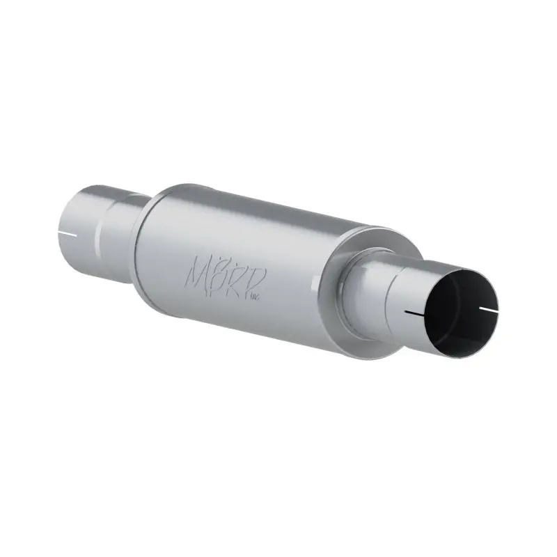 Mbrp Universal Aluminum Muffler — 4" Inlet/Outlet, 30" Length 1