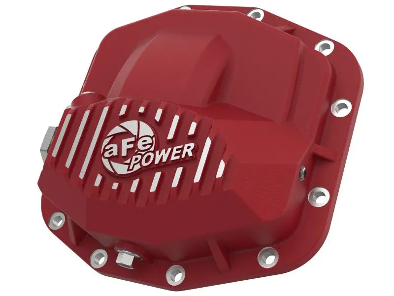 Afe Power Red Front Differential Cover With Machined Cooling Fins For 2018–2019 Jeep Jl (Dana M210) 1