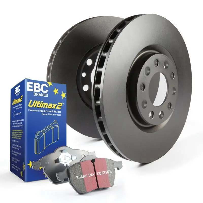 Ebc Ultimax S20 Brake Kit: High-Performance Pads & Rk Rotors For Both Axles 1