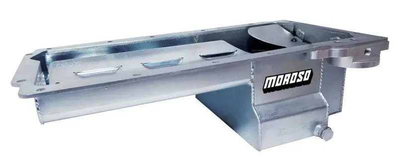 Moroso Dart Ls Next Wet-Sump Steel Oil Pan – 7-Quart, 6" Depth, Baffled, Includes Aluminum Spacers 1