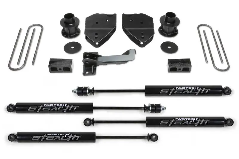 Fabtech 4-Inch Budget Lift System For 2017–2021 Ford F-250/F-350 4Wd With Stealth Shocks 1
