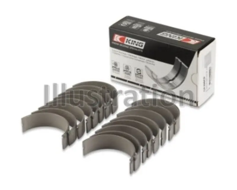 King Engine Bearings Gm 379/395 16-Valve Connecting Rod Bearing Set — Oversize +0.50Mm 1