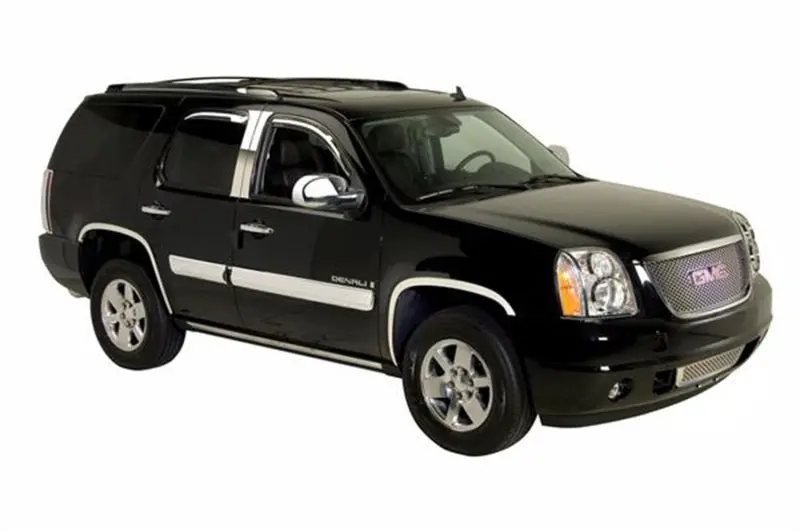Putco Stainless Steel Pillar Post Trim Kit For 2005–2015 Nissan Titan Crew Cab — 4-Piece Classic Style 1