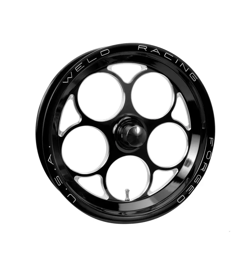 Weld Magnum 15X3.5-Inch Black Racing Wheel — Anglia Spindle Mount, 1.75-Inch Backspace 1