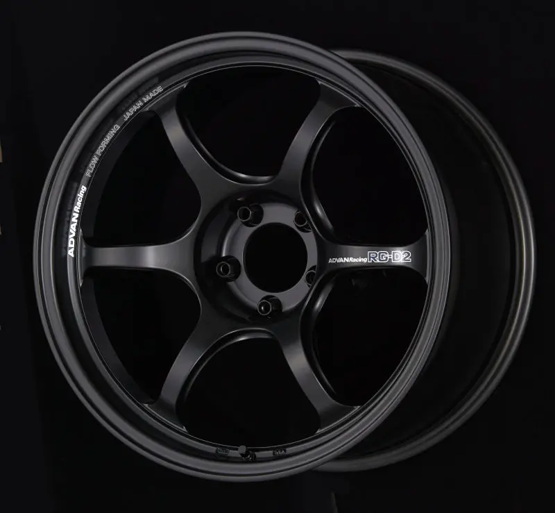 Advan Rg-D2 Alloy Wheel: 17X8.0 Inches, +54 Offset, 5X114.3 Bolt Pattern, Gunmetallic Black 1
