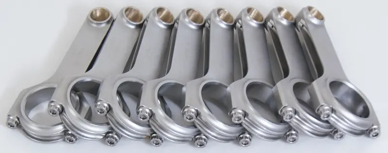 Eagle Chevrolet Big Block H-Beam Connecting Rod Set (8 Pcs) With Arp L19 Bolts 1