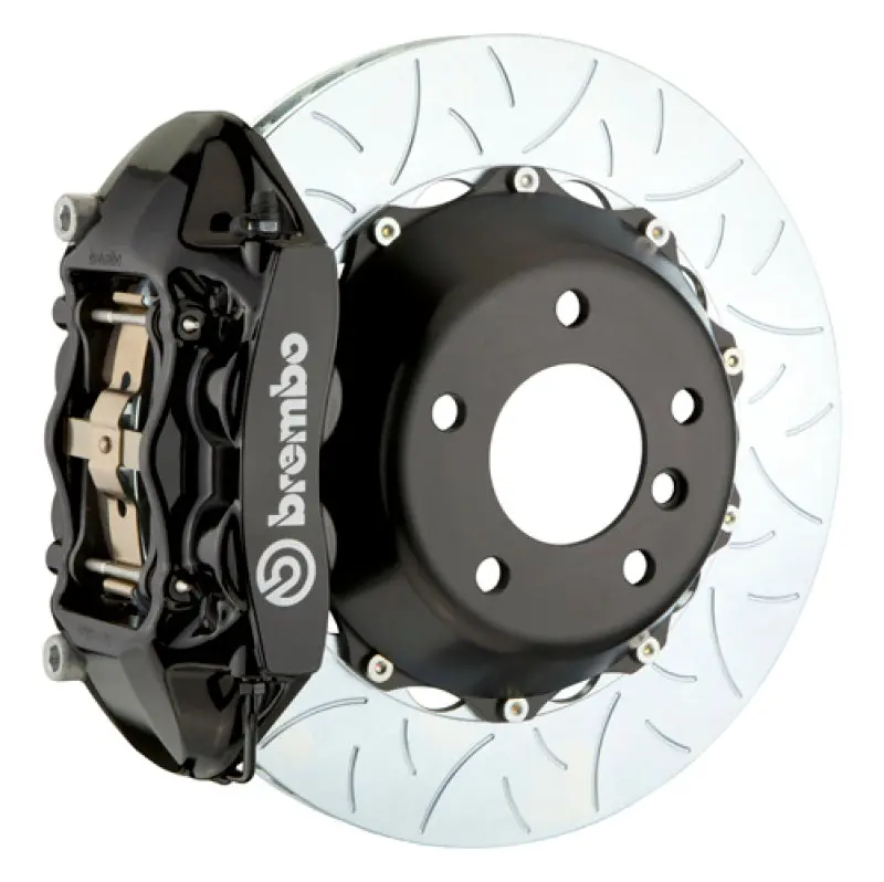 Brembo Gt Big Brake Kit For 2011–2018 Porsche Cayenne Turbo – Rear, 4-Piston Calipers, 380X28Mm Slotted 2-Piece Rotors 1