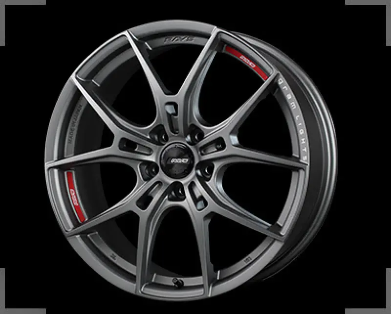 Gram Lights 57Fxz Overseas Matte Graphite Wheel — 19X8.5, +38 Offset, 5X114.3, Machined Face 1