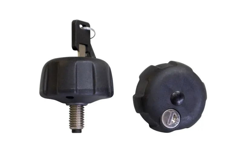 Thule Locking Tracknobs – 2-Pack, Compatible Only With Tracrac Sr & Utility Racks, Black 1
