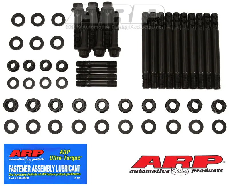 Arp Main Stud Kit For Chevrolet Small-Block Engines With 4-Bolt Front & Rear Caps – Black Finish 1