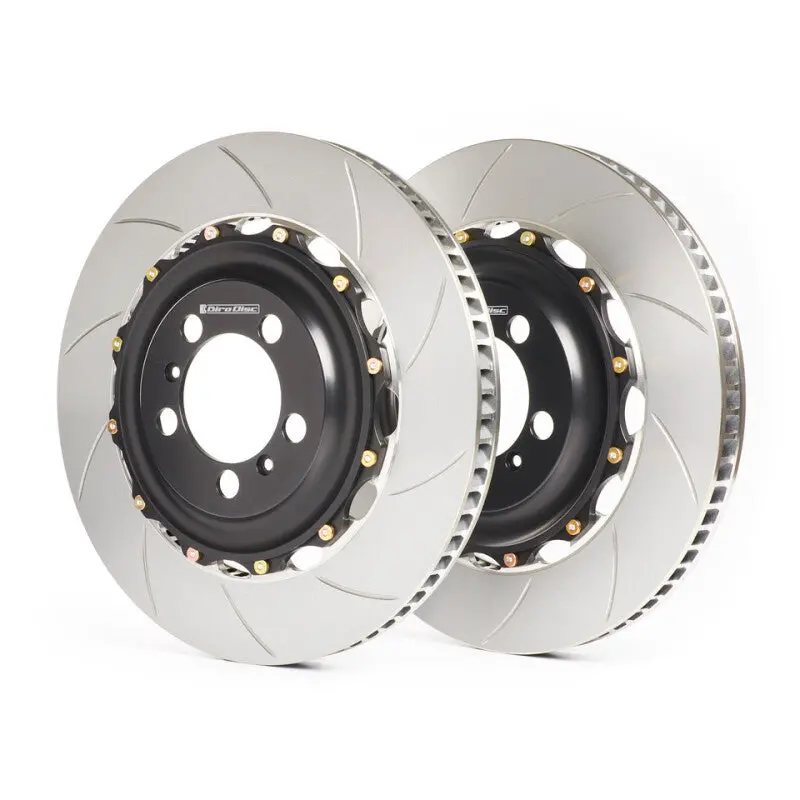 Girodisc Iron Conversion Front Rotors For 2022+ Audi Rs3 (8Y) – Slotted, 2-Piece, Compatible With Carbon Ceramic Brakes 1