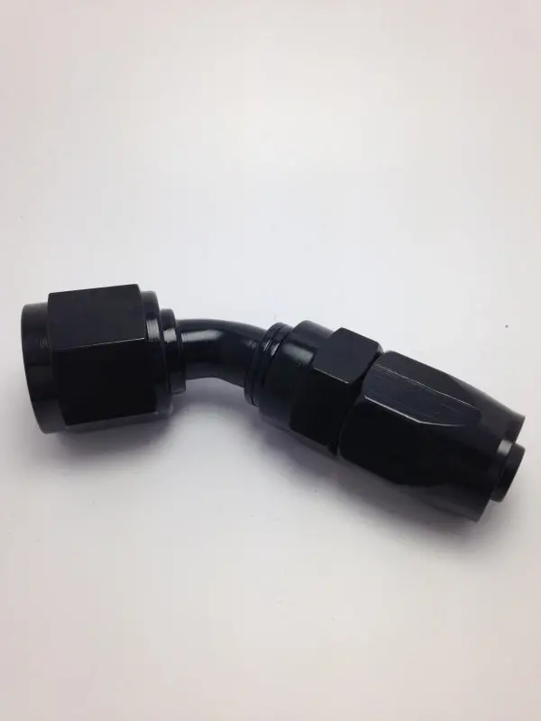 Fragola -10An To -8An 45-Degree Black Reducing Hose Fitting 1