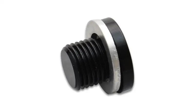 Vibrant M16X1.5 Aluminum Port Plug With Integrated Crush Washer 1
