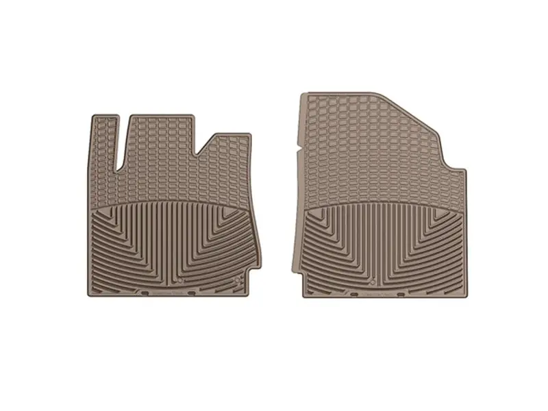 Weathertech Front Floor Mats For 2010–2016 Cadillac Srx – Tan Rubber Liners 1