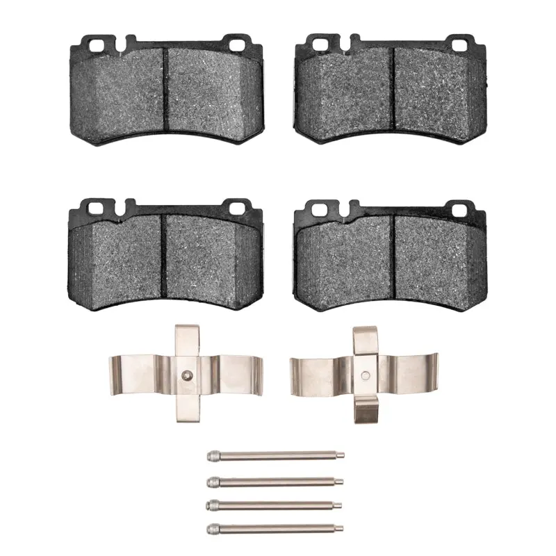 R1 Semi-Metallic Rear Brake Pad & Hardware Kit For 2003–2011 Mercedes-Benz Sl600 1
