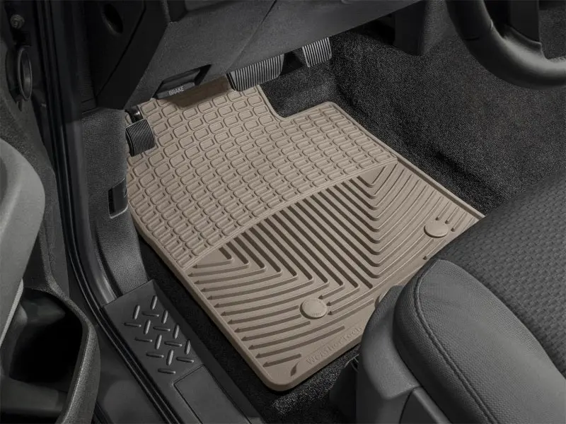 Weathertech Front Rubber Floor Mats – Tan, Custom Fit For 2008 And Newer Nissan Xterra 1