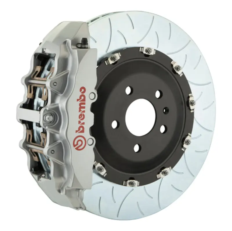 Brembo 17-20 Rs3 Sedan Front Gt Bbk 6 Piston Cast 380X34 2Pc Rotor Slotted Type-3-Silver 1