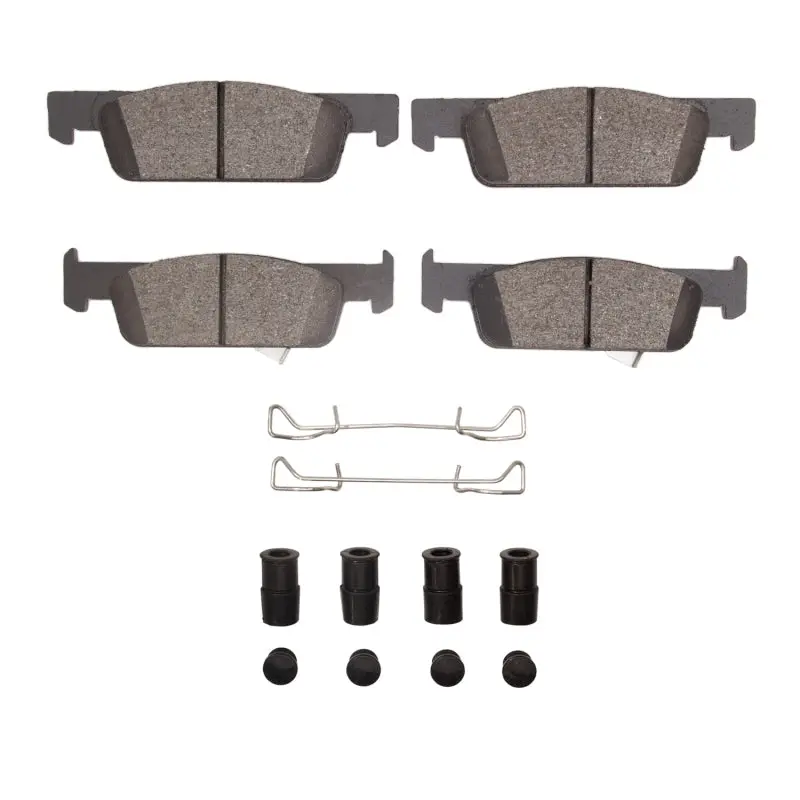 R1 2016-2019 Smart Fortwo Front R1 Ceramic Pads & Hardware Kit 1