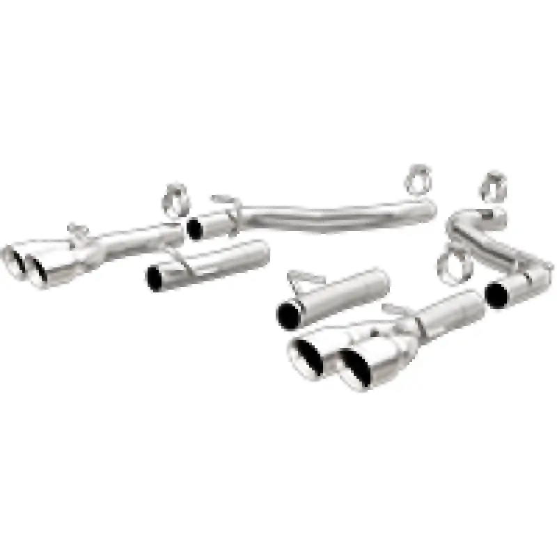 Magnaflow Axle-Back Exhaust For 2015 Dodge Challenger 3.6L V6 – Stainless Steel, 2.5" Diameter, Quad-Tip With 3.5" Split Ends 1