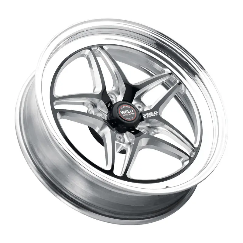 Weld S81 Forged Beadlock Wheel – 18X5 Inch, 5X112 Bolt Pattern, -23Mm Offset, Gloss Black With High Pad 1