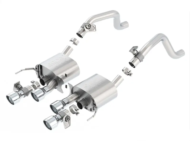 Borla Atak Rear Exhaust Section For 2014 Chevrolet Corvette C7 (6.2L V8) With Npp Dual-Mode Valves 1