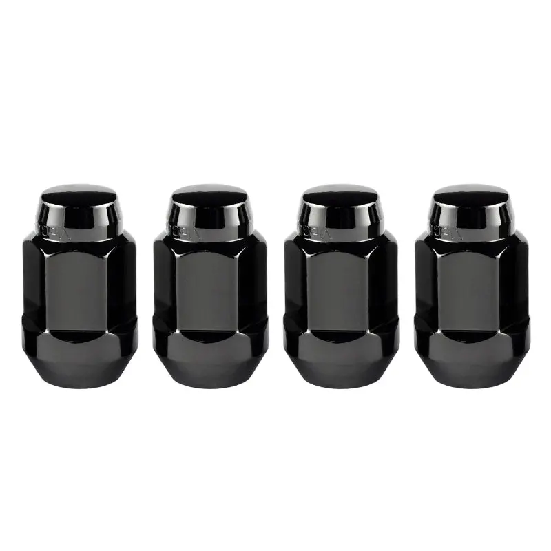 Mcgard Black Cone-Seat Bulge-Style Hex Lug Nuts – M14X1.5, 22Mm Hex, 1.635" Length (4-Pack) 1