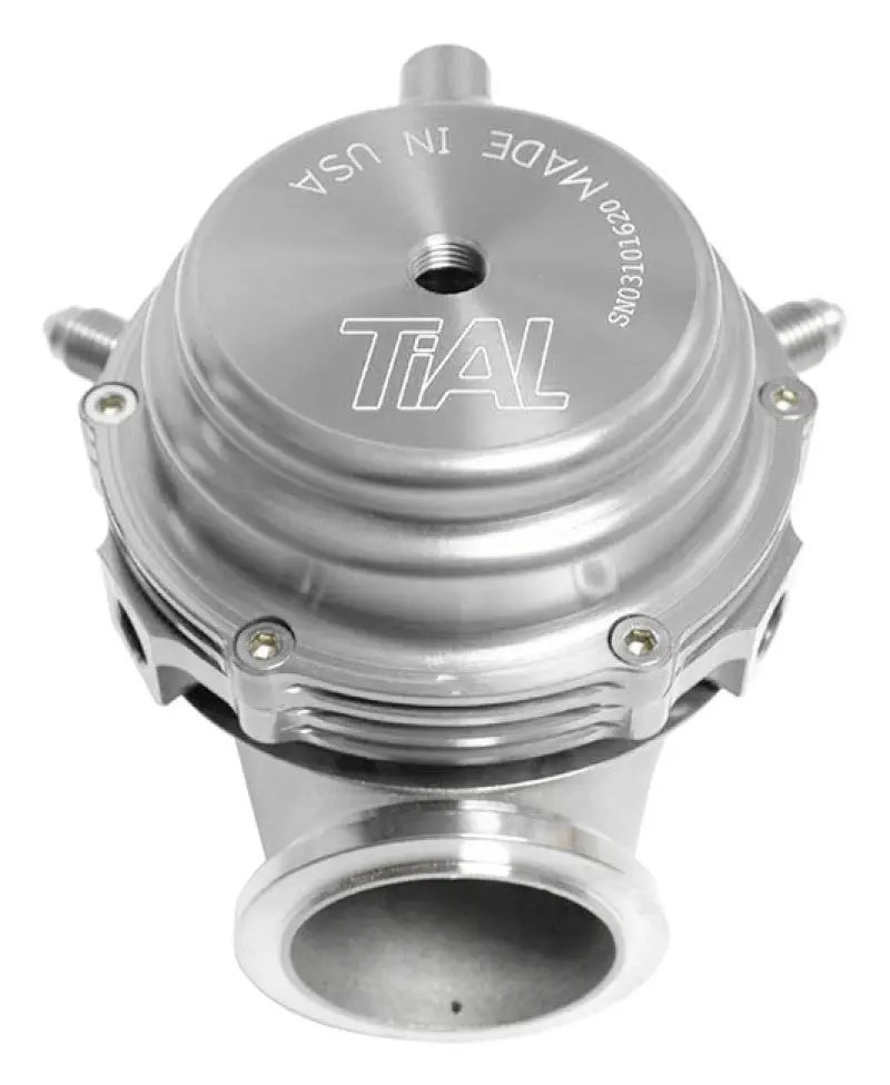 Tial Sport Mvr 44Mm Wastegate — Universal Spring Kit Included, Silver Finish With Mounting Clamps 1