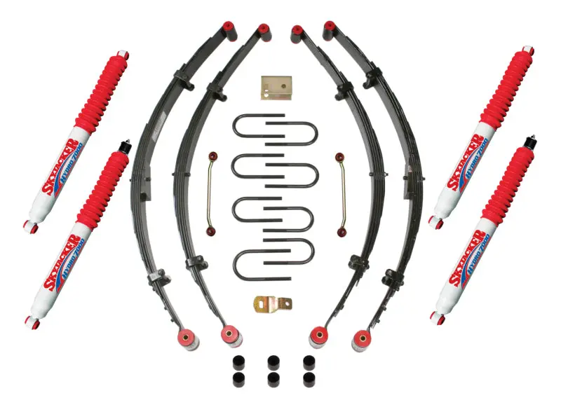 Skyjacker 4-Inch Lift Kit With Four Hydraulic Shock Absorbers For 1987–1996 Jeep Yj 1