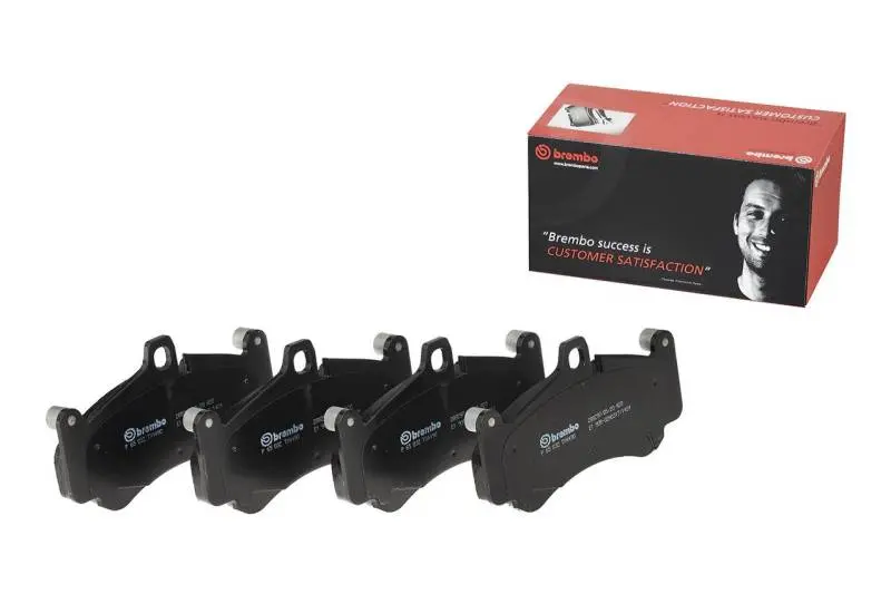 Brembo Rear Ceramic Brake Pads For 2008–2013 Toyota Highlander — Oe Equivalent Nao Formula 1