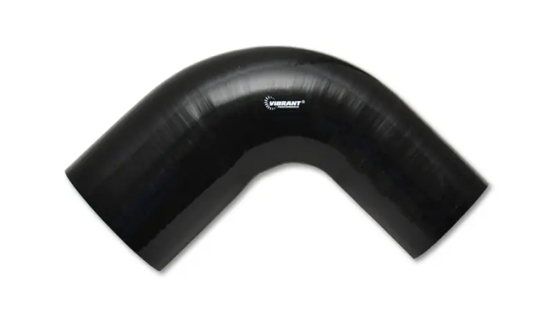 Vibrant Gloss Black Silicone Elbow – 2.75” To 3.5” Id Transition, 4-Inch Length, 90-Degree Angle 1