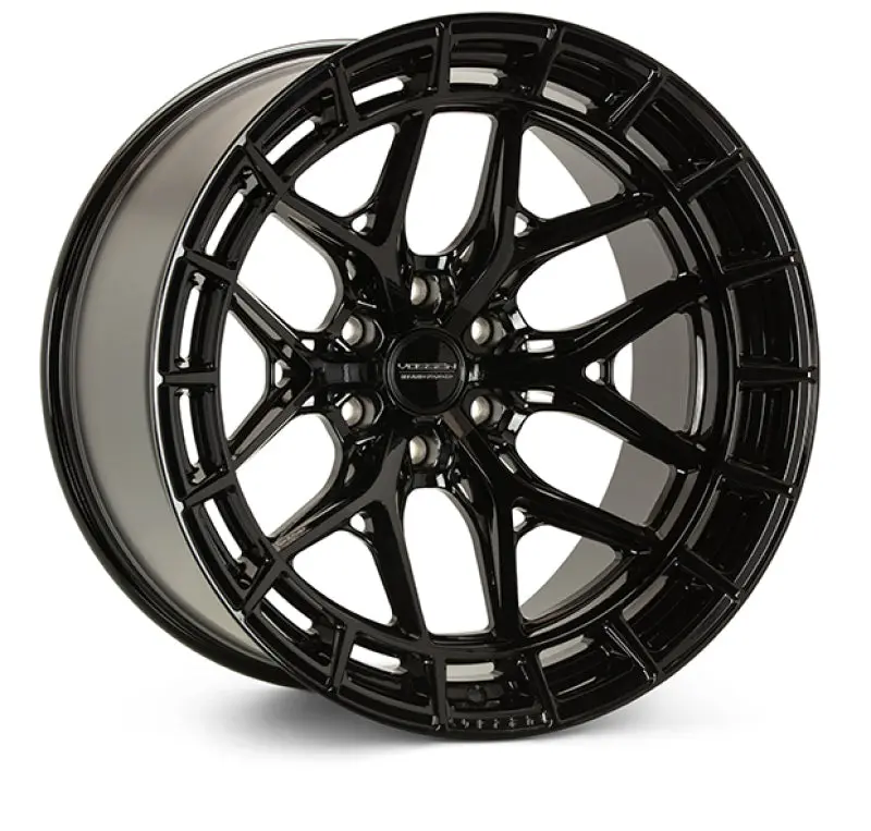 Vossen Hfx-1 22X10 / 6X135 Bp / Et-18 / 87.1 Cb / Super Deep - Gloss Black Wheel 1