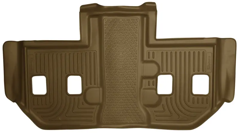 Husky Liners 07-13 Gm Escalade/Suburban/Yukon Weatherbeater Tan 3Rd Seat Floor Liners 2