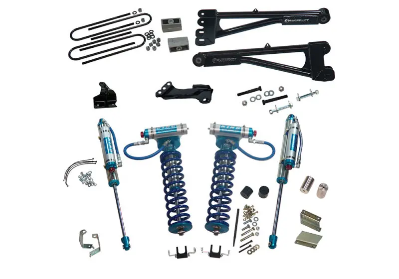 Superlift 4-Inch Lift Kit For 2011–2016 Ford F-250/F-350 Super Duty 4Wd – Includes Replacement Radius Arms & King Coilovers Rear Shocks 1