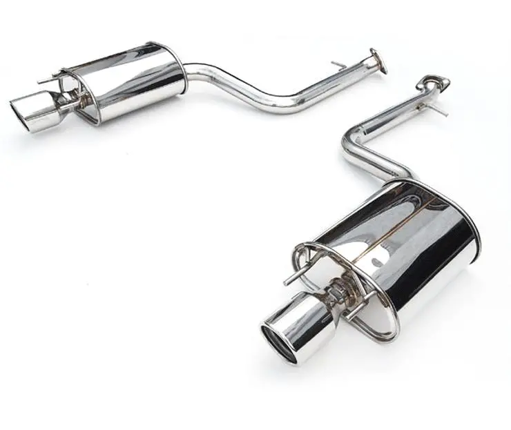Invidia Q300 Cat-Back Exhaust System With Titanium Tip For 2006+ Honda Civic Si (4-Door) 1