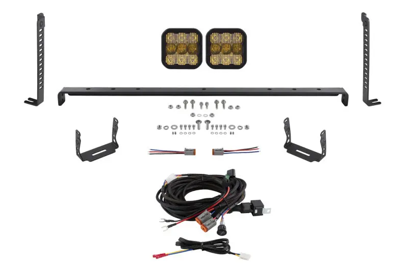 Diode Dynamics Ss5 Stealth Grille Led Kit For 2014–2023 Toyota 4Runner – Dual-Pod, Yellow Pro Combo 1