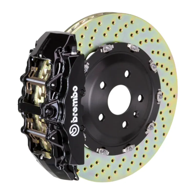 Brembo 17-23 530I/530I Xdrive Fr Gt Bbk 6Pis Cast 380X34 2Pc Rotor Drilled-Black 1