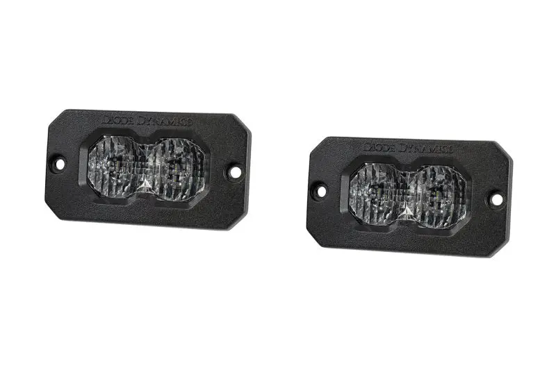 Diode Dynamics C2 2.0 Sport White Led Combo Light – Flush-Mount Driving/Spot Pair 1