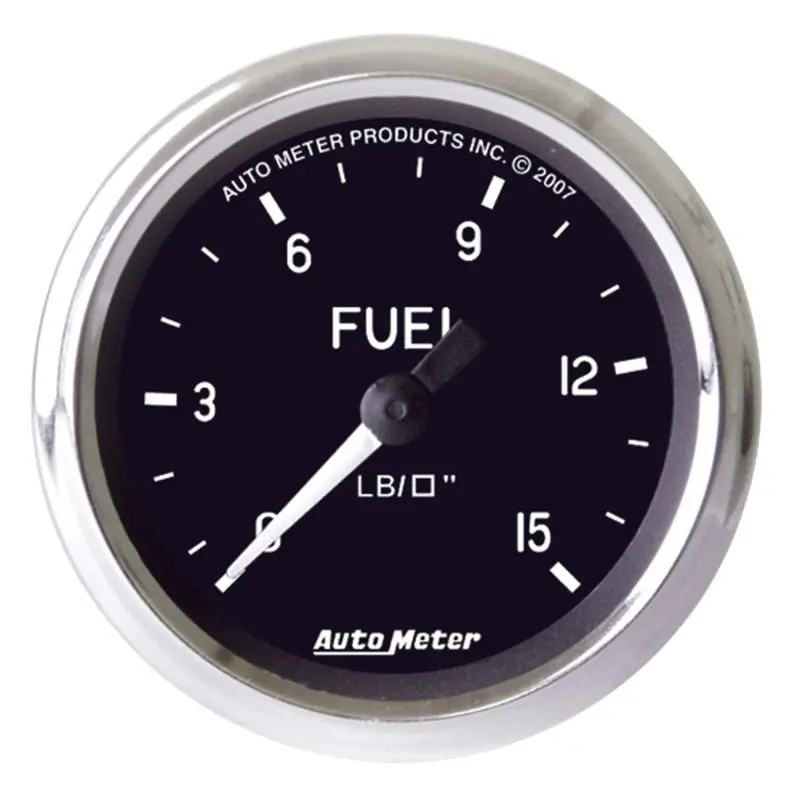 Autometer Cobra 2-Inch Iso-Fuel Pressure Gauge – 0–15 Psi Range With Illuminated Dial 1