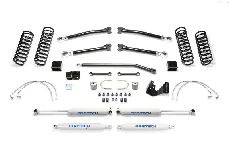 Fabtech 3-Inch Trail Ii Lift Kit With Performance Shocks For 2007–2018 Jeep Jk 2-Door 1