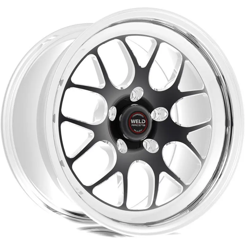 Weld S77 Rt-S 18X5 / 5X112 Bp / 5.1In Bs / -23 Offset Black Center Wheel (High Pad) - Non-Beadlock 1