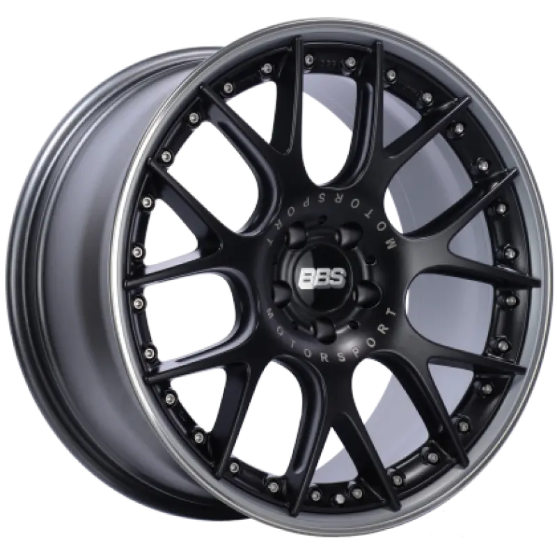 Bbs Ch-Rii Forged Alloy Wheel – 22X10.5, 5X112, Et20, Satin Black Center/Platinum Lip 1