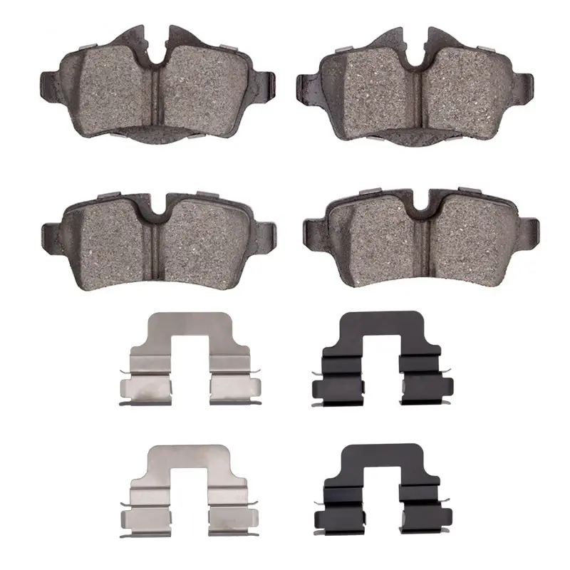 R1 Semi-Metallic Rear Brake Pad & Hardware Kit For 2007–2015 Mini Cooper (Excluding Clubman) 1