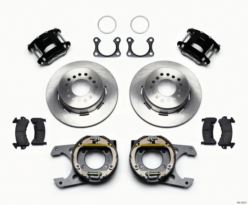 Wilwood D154 Power Steering Park Brake Kit – Big Ford Platform, 2.36" Offset Design 1